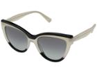 Valentino 0va4034 (black/ivory/grey Gradient) Fashion Sunglasses