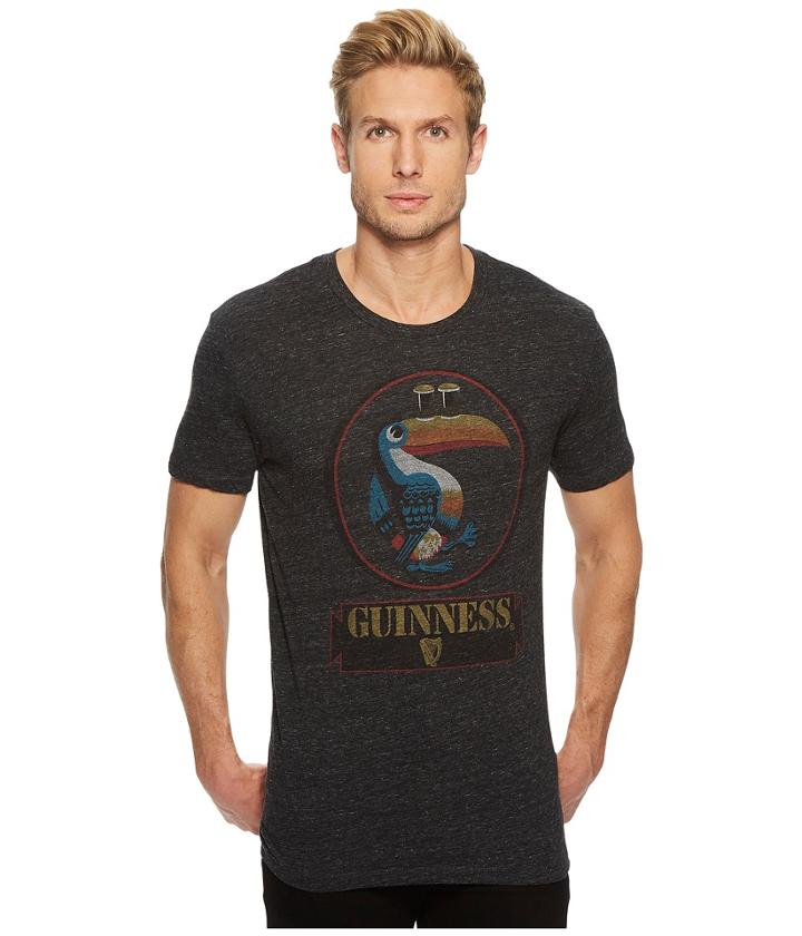 Lucky Brand Guinness Toucan Tee (jet Black 2) Men's T Shirt