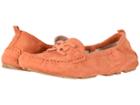 Sam Edelman Farrell (sedona Orange Kid Suede Leather) Women's Moccasin Shoes