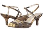 Anne Klein Ferdie (dark Grey/gold Multi Fabric) Women's Shoes
