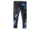 Adidas Kids Believe This Tights (big Kids) (purple Print) Girl's Casual Pants