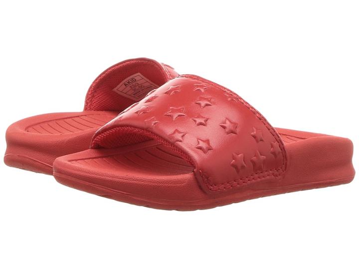 Akid Brand Aston Slip-on (infant/toddler/little Kid/big Kid) (red) Kids Shoes