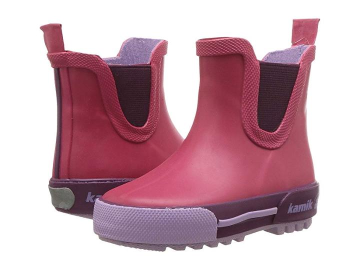 Kamik Kids Rainplaylo (toddler) (rose) Girls Shoes