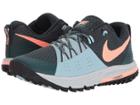 Nike Air Zoom Wildhorse 4 (deep Jungle/crimson Pulse/ocean Bliss) Women's Running Shoes
