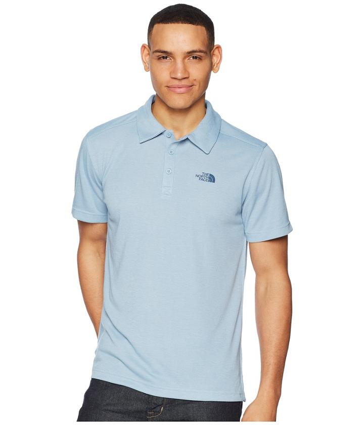 The North Face Plaited Crag Polo (dusty Blue) Men's Clothing