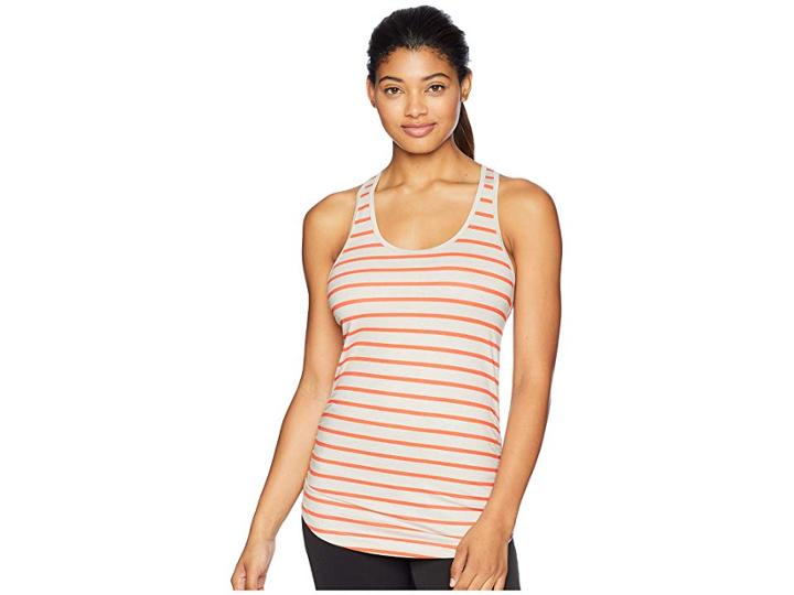 New Balance Perfect Tank Printed (sea Salt Heather/flame) Women's Sleeveless