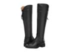Franco Sarto Brindley (black Bally Leather) Women's Dress Zip Boots