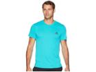 Adidas Ultimate Crew Short Sleeve Tee (hi-res Aqua) Men's T Shirt