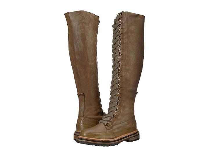 Free People Holden Tall Boot (taupe) Women's Lace-up Boots