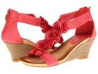 Patrizia Harlequin (red) Women's Wedge Shoes