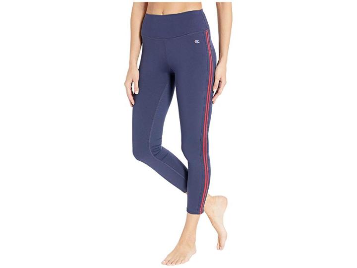 Champion Phys Ed High-rise Tights (imperial Indigo/sideline Red) Women's Casual Pants