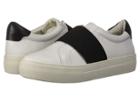 J/slides Adorn (white/black Leather) Women's Shoes