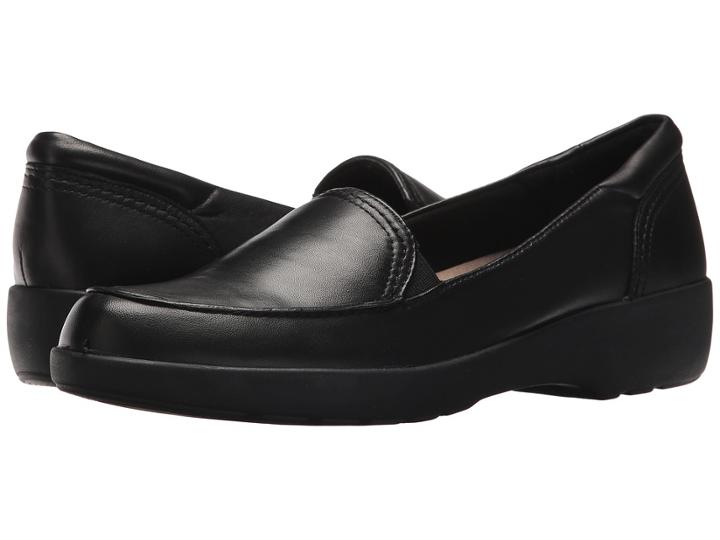Easy Spirit Karin (black/black Leather) Women's Shoes