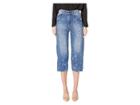 Versace Jeans Distressed Boyfriend Jeans In Indigo (indigo) Women's Jeans