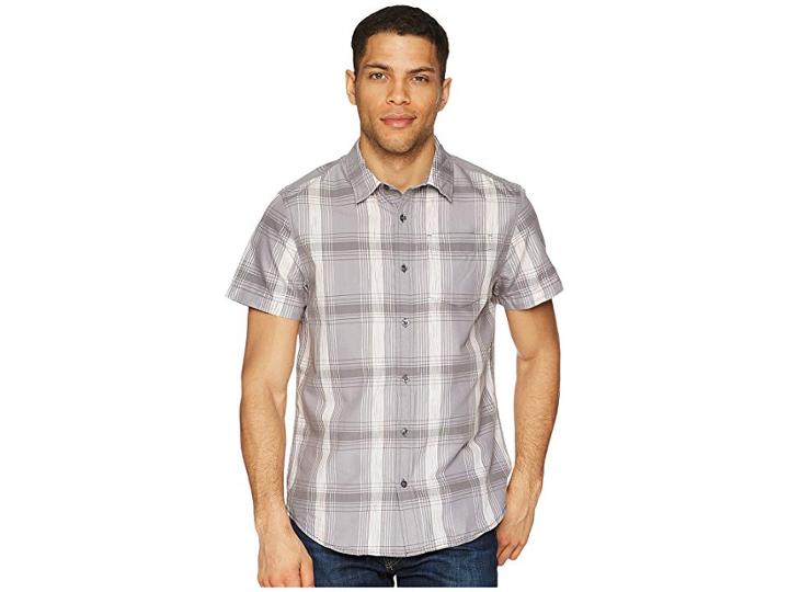 Prana Tamrack (gull) Men's Short Sleeve Button Up