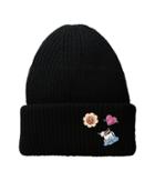 Collection Xiix Pin It Cuff Beanie (black) Beanies
