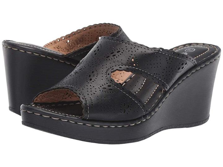 Patrizia Slidella (black) Women's Wedge Shoes