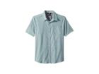 Volcom Kids Everett Oxford Short Sleeve Shirt (big Kids) (ranger Green) Boy's Short Sleeve Button Up