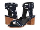 Sol Sana Porter Heel Ii (navy Suede Stud) High Heels