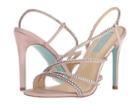 Blue By Betsey Johnson Aces (nude Satin) High Heels