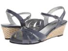 Trotters Mickey (navy Soft Dull Leather) Women's Wedge Shoes