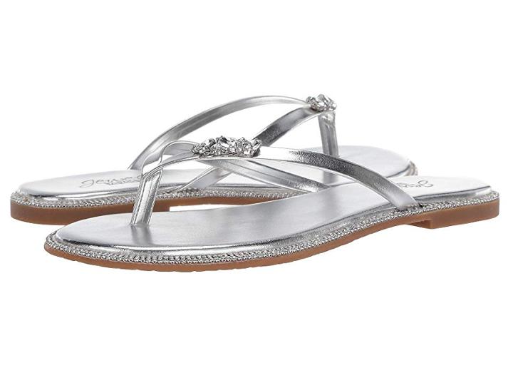 Jewel Badgley Mischka Thalia (silver Metallic) Women's Shoes