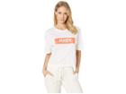 Juicy Couture Juicy Sequin Tee (white) Women's Clothing