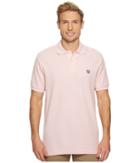 Chaps Short Sleeve Polo Shirt (caramel/pink) Men's Clothing