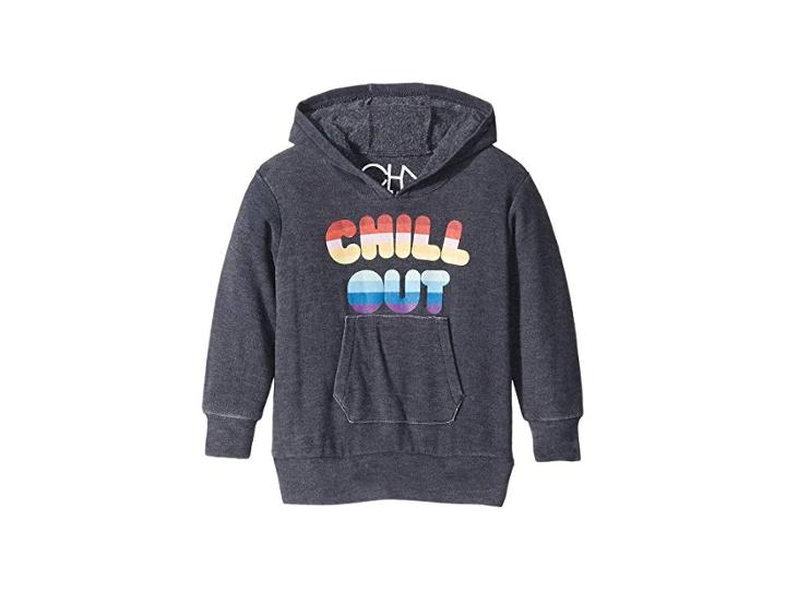 Chaser Kids Chill Rainbow Pullover Hoodie (toddler/little Kids) (avalon) Girl's Sweatshirt