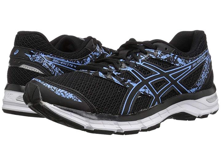 Asics Gel-excite(r) 4 (black/blue Bell) Women's Running Shoes