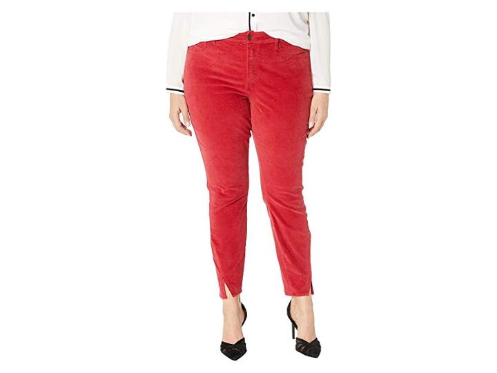 Nydj Plus Size Plus Size Ami Skinny W/ Twisted Side Sea Slits In Gooseberry (gooseberry) Women's Jeans
