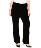 Lysse Plus Size Velvet Pants (black) Women's Casual Pants