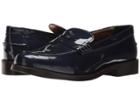 Johnston & Murphy Gwynn Penny Moc (blue Patent) Women's Shoes