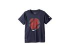 Nike Kids Dri-fit Short Sleeve Tee (little Kids) (thunder Blue) Boy's T Shirt