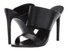 Steve Madden Mallory Heeled Sandal (black Leather) Women's Shoes