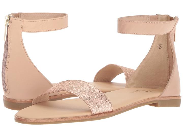 Yosi Samra Cambelle (nude/rose Gold Nappa/metallic Leather) Women's Shoes