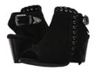 Minnetonka Mae (black Suede) Women's 1-2 Inch Heel Shoes