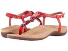 Vionic Paulie (red) Women's Sandals