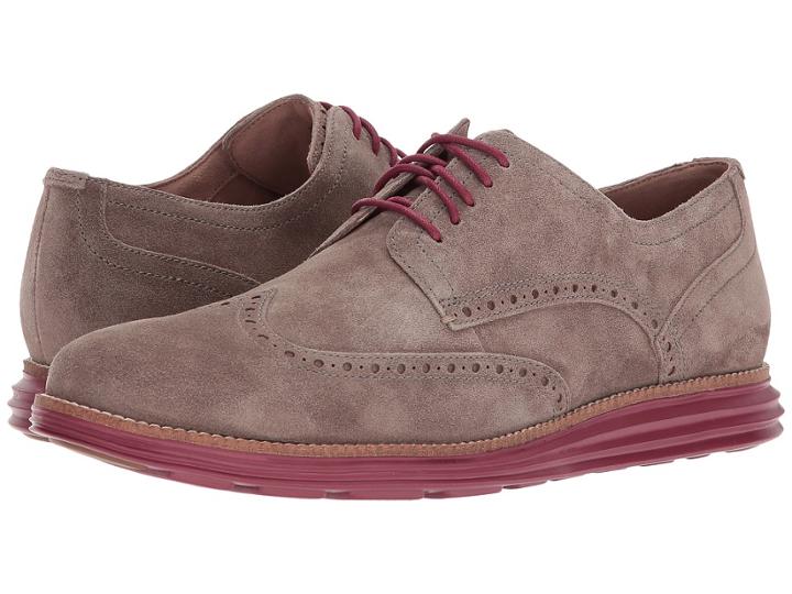 Cole Haan Original Grand Shortwing (sea Otter/sun Dried Tomato) Men's Shoes