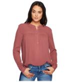 Ag Adriano Goldschmied Jess Shirt (mellow Fig) Women's Clothing