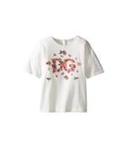 Dolce & Gabbana Kids Mambo Logo T-shirt (toddler/little Kids) (carretto Print) Girl's T Shirt