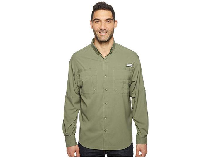 Columbia Tamiamitm Ii L/s (cypress) Men's Long Sleeve Button Up
