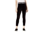 Juicy Couture Stretch Velour High-waisted Leggings (pitch Black) Women's Casual Pants