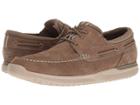 Rockport Langdon 3 Eye Ox (taupe Nubuck) Men's Lace Up Casual Shoes