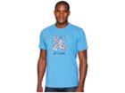 Life Is Good Lobster Adirondack Crusher Tee (marina Blue) Men's T Shirt