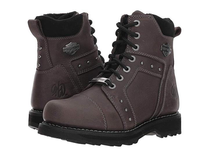 Harley-davidson Oakleigh (grey) Women's Lace-up Boots