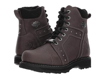 Harley-davidson Oakleigh (grey) Women's Lace-up Boots