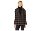 Pendleton Bellamy Wool Blazer (small Black Stewart) Women's Jacket