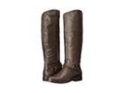 Frye Phillip Ring Tall (charcoal Smooth Vintage Leather) Women's Pull-on Boots