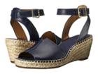 Clarks Petrina Selma (navy Leather) Women's Wedge Shoes